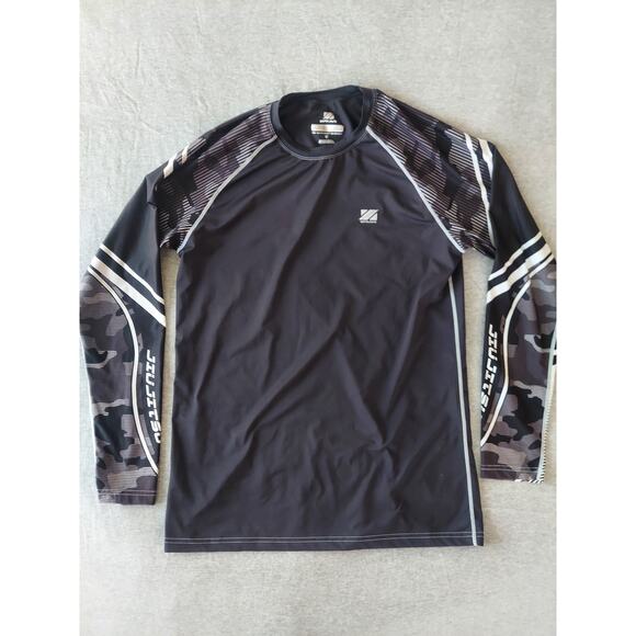 Zipravs Jiujitsu Compression Stretch Blck Men Shirt Size XL - Picture 1 of 4